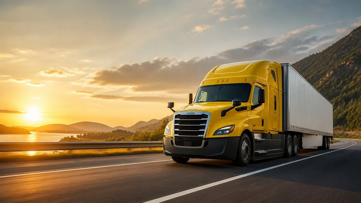 Trucking freight transportation service